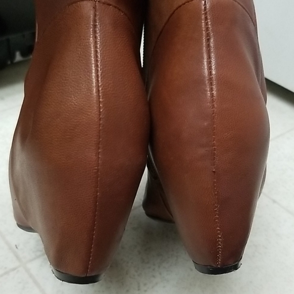 Unique Ruching Leather Boots Funky - Picture 7 of 8